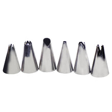 Stainless Steel Cake Decorating Nozzle Set (6 Pcs) – Precision Tools for Stunning Designs