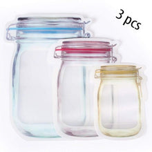 Transparent Plastic Jar-Shaped Stand-Up Pouch with Zipper