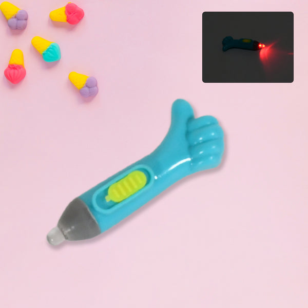 Thumb Shaped Light Lightning Keychain Lightning Toy Thumb Shape Led Light