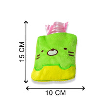 Green Kitty Small Hot Water Bag With Cover