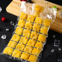 Disposable Ice Cube Bags with Self-Seal – Stackable Easy Release Mold for Cocktail, Food, and Wine