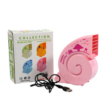 7709  Cute Bright Color Desktop Office Usb Mini Fan Battery Usb Fans Usb Mini Fans (Battery Not Include)