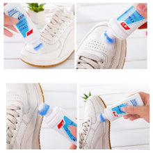 White Shoe Brightener & Cleaner – Dirt Removal, Whitening, and Polish with Brush Head (75ml)