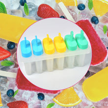 7167 Ice Candy Maker Upgrade Popsicle Molds Sets 6 Ice Pop Makers Reusable Ice Lolly Cream Mold Home-made Popsicles Mould With Stick