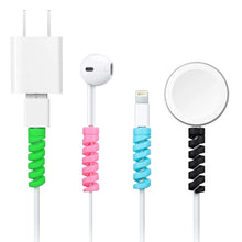 Spiral Charger Cable Protector – Data Cable Saver for Charging Cords and Earphones (Pack of 10)