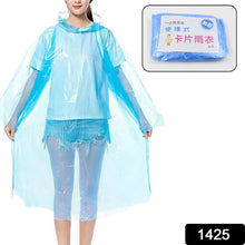 Plastic Pocket-Sized Raincoat – Reusable Free Size Rain Poncho for All-Weather Protection