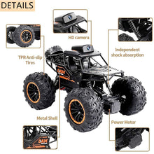 Remote Control Car With Camera Off-road Remote Control Truck Monster Trucks For Boys 8-12 Birthday Gift For Kids Adults Gift For Boys And Girls Hd Camera Rock Crawler Monster Truck Toy