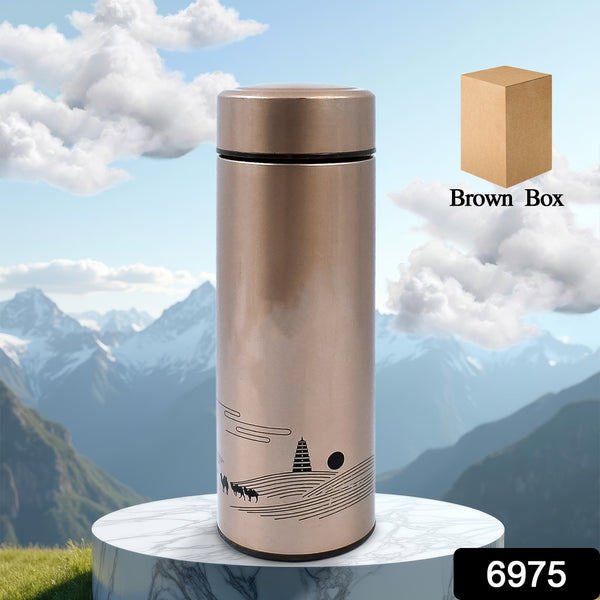 Vacuum Bottle Double Wall Vacuum Mug Stainless Steel Water Bottle (350 Ml Approx)