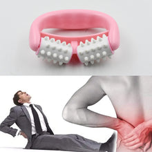 Manual 2-Roller Massage Roller – Plastic Cellulite Roller for Legs, Arms & Back Muscle Pain Relief