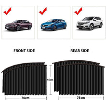 Curtain For Car Window  Heat  Sunshade Protection (4 Pcs With Curtain Hook  Adhesive Tap Set) Wukusy
