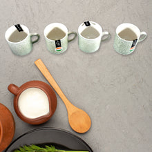 Sunday Funday Ceramic Tea Cups Set – Mugs, Platter, Chutney Bowl & Milk Cup (6 Pcs Set)