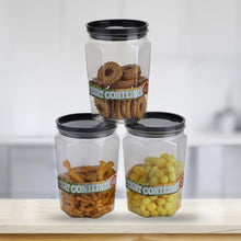 Airtight Kitchen Storage Containers for Rice, Dal, Atta, Flour, Cereals, Snacks – BPA-Free, Stackable, Modular Round (Set of 6, Approx. 1100ml)