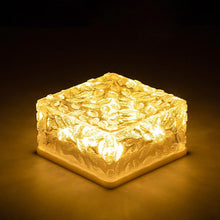 Solar Ice Cube Garden Light – Outdoor Decorative LED Warm Light for Walkways & Parties