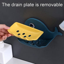 Fish-Shaped Double Layer Adhesive Waterproof Soap Holder