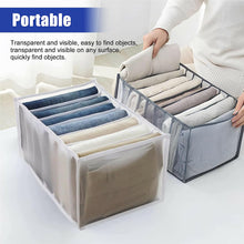 7-Grid Clothes Organizer – Foldable Drawer Storage for Wardrobe & Closet