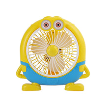 6464 Plastic Cute Mini  Cartoon Electric Usb Fan Desk Fan For Children (Battery Not Include)