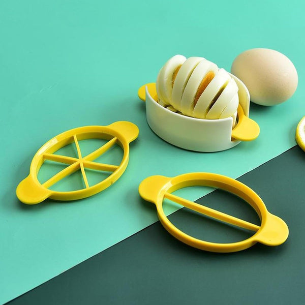 Egg Slicer 3 In 1 Boiled Egg Slicer Egg Slicer Preserved Egg Slicer Home Restaurant Kitchen Tool (1 Pc)