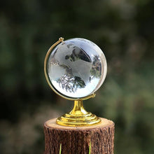 Crystal Globe World Map 50mm with Golden Stand (1 Pc)