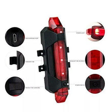 Rechargeable Bicycle Front Waterproof LED Light – Red, Waterproof, and Durable for Safe Night Cycling