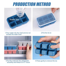 4750 6 Cavity Silicone Ice Tray Used In All Kinds Of Places Like Household Kitchens For Making Ice From Water And Various Things And All.