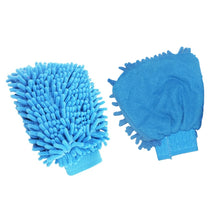 4917 Microfiber Wash And Dust Chenille Mitt Cleaning Gloves