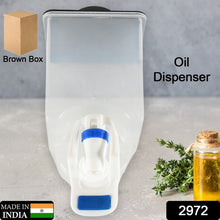 Wall-Mounted Oil Dispenser Bottle – Approx. 1100ml Capacity for Convenient Kitchen Use