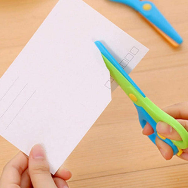 Plastic Safety Scissors – Pre-School Training Scissors for Kids