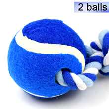 Durable Cotton Rope Dog Toy - Two-Way Ball Design (1 Pc)