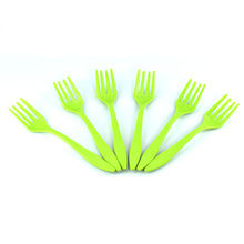 6-Piece Small Plastic Serving Fork Set for Kitchen