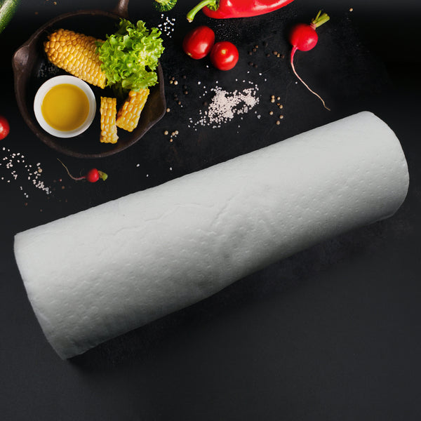 7457 Non Woven Reusable And Washable Kitchen Printed Tissue Roll Non-stick Oil Absorbing Paper Roll Kitchen Special Paper Towel Wipe Paper Dish Cloth Cleaning Cloth 30 Sheets