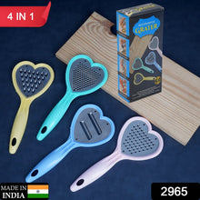 Heart Grater & Slicer Set – Ideal for Grating & Slicing Fruits, Vegetables, Cheese & More