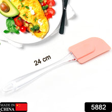 5882 Silicone Spatula For Baking 1 Pc Rubber Spatula Pancake Spatula Heat Resistant Kitchen Utensils For Cooking Non-sticky Big Baking Spatula Set Food Grade Bpa Free (24 Cm)