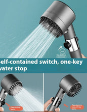 Household bathtub high-pressure shower nozzle turbine handheld shower nozzle