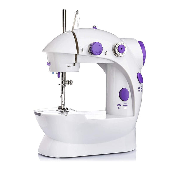 Mini Electric Sewing Machine – Portable with Extension Table & Foot Pedal for Tailoring Wukusy