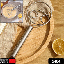 Premium Stainless Steel Dough Whisk