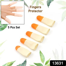 Finger Caps Silicone Finger Protectors Sleeves (Finger Cots  5 Pcs Set)