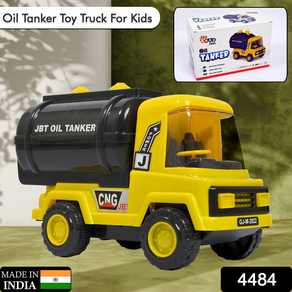 4484 Big Size Heavy Duty Unbreakable Friction Powered With Engine Sound While Running  Non Electric Toy Tempo Oil - Water Tanker Vehicle Truck For Kids Size