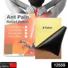 Ant Pain Relief Patch – Pack of 8, Instant Relief from Muscular & Joint Pain, Natural Pain Relief with No Side Effects