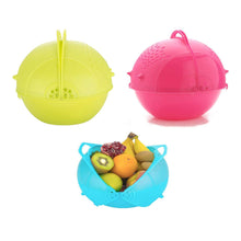 8111 Ganesh Fruit And Vegetable Basket Plastic Fruit  Vegetable Basket