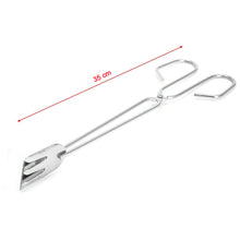 Multi-Functional Metal BBQ Clip Tongs for Charcoal and Serving