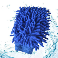 4917 Microfiber Wash And Dust Chenille Mitt Cleaning Gloves