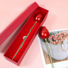 Metal Red Rose Couple Jewelry Box-fancy Jewelry Box (1 Pc)