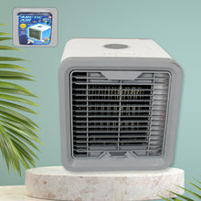 Mini Portable Air Cooler with LED Light - Personal Space Cooler for Home & Office