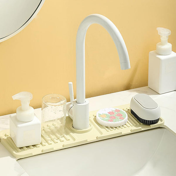Silicone Sink Faucet Pad Mat – Drip Protector & Splash Guard (33x12 cm) - Top Trendy Essentials