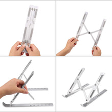 Metal Portable Laptop Stand – 7 Adjustable Angles (1 Pc)