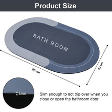 4997 Super Absorbent Floor Mat Bath Mat Soft Carpet Slip-resistant Bathing Room Rug Floor Door Mat Instant Drying Mat Bathroom Rug Absorbent Bath Mat