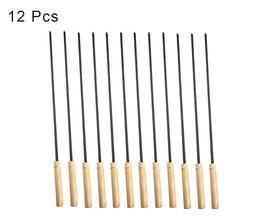 Barbecue Skewers with Wooden Handle – Set of 12 for BBQ, Tandoor & Grill