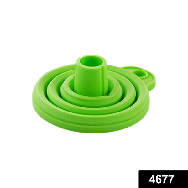 Silicone Funnel - Kitchen Tool for Pouring Oil, Sauce, Water, Juice