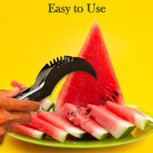 Watermelon Cantaloupe Slicer Stainless Steel Knife – Fruit & Vegetable Corer, Melon Cutter Kitchen Tool