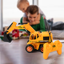 Plastic JCB Construction Toy – Remote Control JCB Truck for Kids, Super Power RC Construction Vehicle Toy (1 Set)